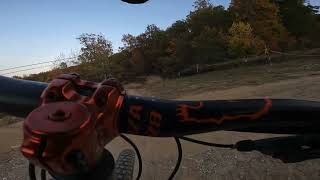 MCBP  Spumoni Gardens  Fall Sunset Downhill Mountain Bike laps  101824 [upl. by Evot517]