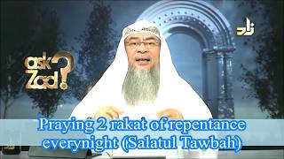 Salat ut Tawbah prayer of forgiveness for general sins or a particular sin  Assim al hakeem [upl. by Epillihp]