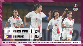 WAC2022  Full Match  Quarter Final  Chinese Taipei vs Philippines [upl. by Khanna168]