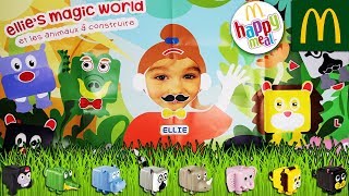 Des animaux à construire dans les Happy Meal du McDonalds  Collection complete  Mc Do Unboxing [upl. by Inavoj]