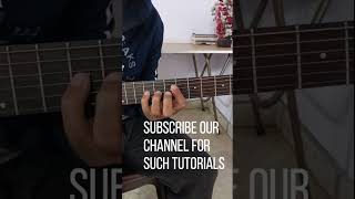 Hindi song tutorial guitartutorial guitarlesson youtubeshorts shorts [upl. by Rawdon837]