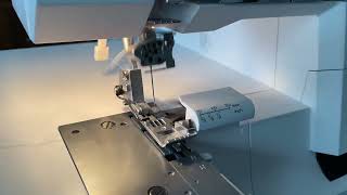 Working Husqvarna Viking Huskylock S21 Serger [upl. by Haveman]