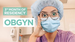 OBGYN resident day in the life on the LABOR amp DELIVERY unit  intern year [upl. by Calli]