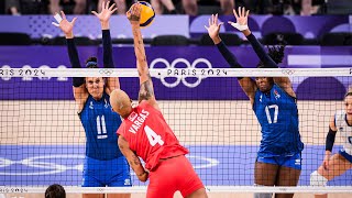 ALL quotMEGA RALLYquot of Italy  Turkiye in VNL  Volleyball Nations League 2024 [upl. by Bay433]