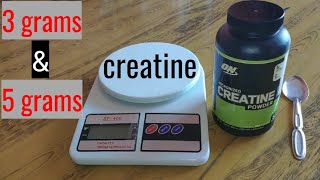 How much is 3 amp 5 grams creatine micronized [upl. by Ahto46]