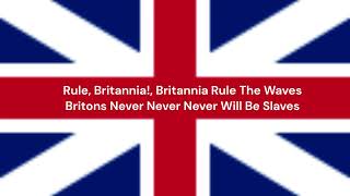 Rule Britannia British Patriotic Song [upl. by Jamnes191]