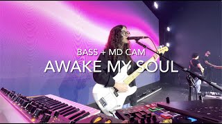 Awake My Soul  Hillsong Worship  Bass  MD CAM [upl. by Aivila212]