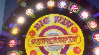 Big win superspin arcade at Chuck E Cheese ￼ [upl. by Epilihp]