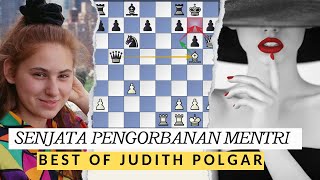 Pengorbanan Mentri Yang Sangat Cantik dari Judith Polgar  Judith Polgar vs Pavlina Chilingirova [upl. by Oys]