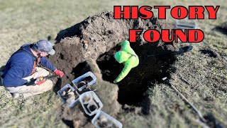 Exploring Virginias Colonial History  Metal Detecting and Bottle Dig [upl. by Ahsimot]