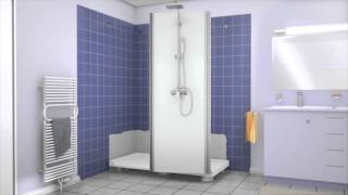 Remplacer sa baignoire par une douche Kinemagic  Kineo [upl. by Oralie]