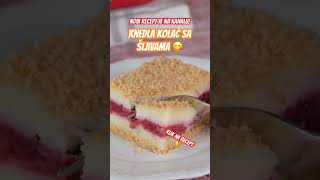 Knedla kolač sa šljivama 😍  novi recept je na kanalu [upl. by Ul60]