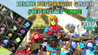 BEST ITEM DUPLICATION GLITCH in Tears of The Kingdom All versions  BROKEN FAST and INSANELY EASY [upl. by Ariam]