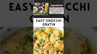 Easy Gnocchi Gratin easyrecipes foodie italiancooking pastarecipes comfortfood [upl. by Treat586]