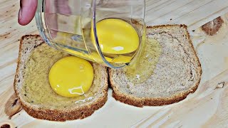 VOCÊ NÃO VAI QUERER COMER DE OUTRA FORMA O MELHOR PÃO COM OVO PRO SEU Café da manhã [upl. by Markowitz77]