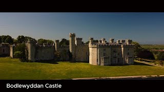 Bodlewyddan Castle  Denbighshire North Wales  4K Drone [upl. by Lusar709]