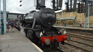 SteamFile  S1 EP7 LMS 48151 The Cumbrian Coast Express London EustonCarlisle 14614 [upl. by Yuzik]