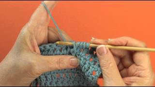 Front Post Double Treble Crochet Technique [upl. by Ahsiakal]