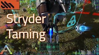 How to Tame TEK Stryders  ARK Survival Evolved Genesis Part 2 [upl. by Nnazil]