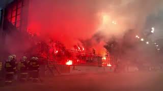 Ruzomberok  HNK Hajduk 00 482024 Torcida Split u Slovačkoj  Slovakia UEFA Conference League [upl. by Ebert423]