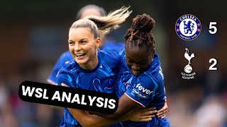 How Did Chelsea Dominate Tottenham  Analysis  Womens Super League [upl. by Sewole615]