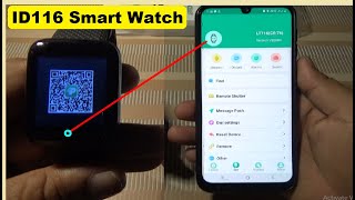 ID 116 Plus Smart Watch  ID 116 Plus Smart Watch Time Setting  Smart Watch Connect to Mobile  Fix [upl. by Kenaz]