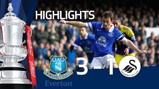 Everton vs Swansea City 31 FA Cup 5th Round goals amp highlights [upl. by Fritze171]