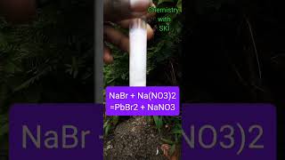 PbNO32  lead nitrate  Halide test science experiment [upl. by Lowrie]