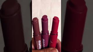 Lipstick Swatches FtMamaearth🩵💚 [upl. by Prasad]