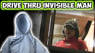 DRIVE THRU INVISIBLE MAN PRANK [upl. by Bowden]