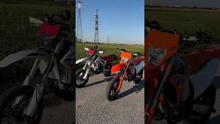 Ktm EXC and Fantic XEF bike supermotolife austria life [upl. by Eitsrik]