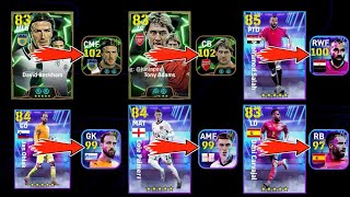 Daily Game Beckham T Adams Salah Oblak Palmer Carvajal Best Training Guide in eFootball 2025 [upl. by Hannahsohs905]