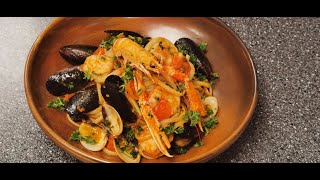 How to Make Frutti di MareHow to Prepare Pasta Frutti Di Mare  Italian Dishes AmazingChef Madda [upl. by Leeland]