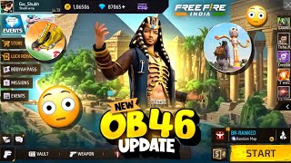 OB46 UPDATE FREE FIRE 4 SEPTEMBER  FREE FIRE INDIA 5 SEPTEMBER [upl. by Illak]