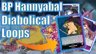 Hannyabal Loops  Blue Purple Hannyabal vs Black Yellow Big Mom  One Piece Card Game  EB01 [upl. by Worl]