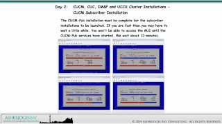 Day 2 CUCM CUC IMampP and UCCX Cluster Installations  CUCM Subscriber Installation [upl. by Nowujalo337]