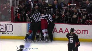 Jared Boll vs Andy Sutton Jan 7 2011 [upl. by Atiuqrahc]