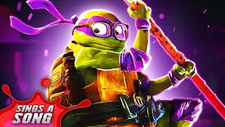 Donatello Sings A Song Teenage Mutant Ninja Turtles Mutant Mayhem Fun Parody Song [upl. by Orecul]