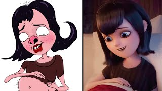 Hotel Transylvania 2 mavis is a pregnant 🤣 shouldn’t he have fangs and pasty skin [upl. by Anilecram375]