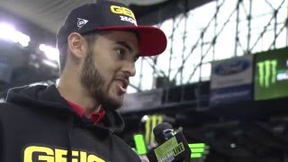 2016  Race Day LIVE  Detroit  Justin Bogle Interview [upl. by Eidarb]