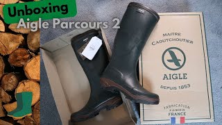 Unboxing Aigle Parcours 2 Welly Boots [upl. by Lavelle]