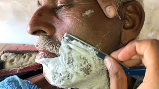 ASMR Shaving Cream With Sharp Razor🪒No Talking [upl. by Nahtnamas]