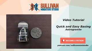 Tutorial  Quick and Easy Basing  Astrogranite [upl. by Lehte]