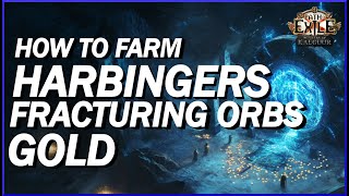 POE 325 Fracture Orb and Gold Farming Using Harbingers How To Maximize Your Loot Using Harbis [upl. by Yelrak]