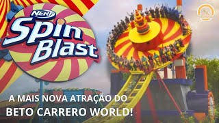 Spin Blast  Beto Carrero World 2024 [upl. by Rianna]