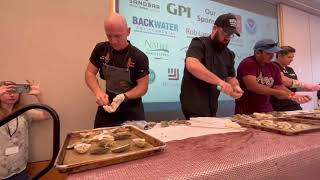 National oyster shucking champ breaks own record [upl. by Kubetz60]