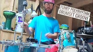 3 Over 2 Polyrhythm Drumset Groove [upl. by Sykleb]