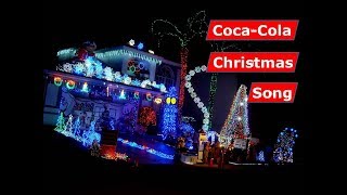 65000 LED Christmas Lights Dance CocaCola Christmas Song Wonderful Dream Holidays Are Coming [upl. by Thurmond640]