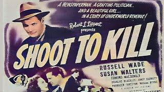 Shoot To Kill 1947 Film Noir  Nifty Lippert quotBquot restored [upl. by Zolnay]