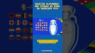 SELEÇÕES ELIMINADAS NAS OITAVAS DE FINAIS DA EUROCOPA 2024 quiz [upl. by Evars819]